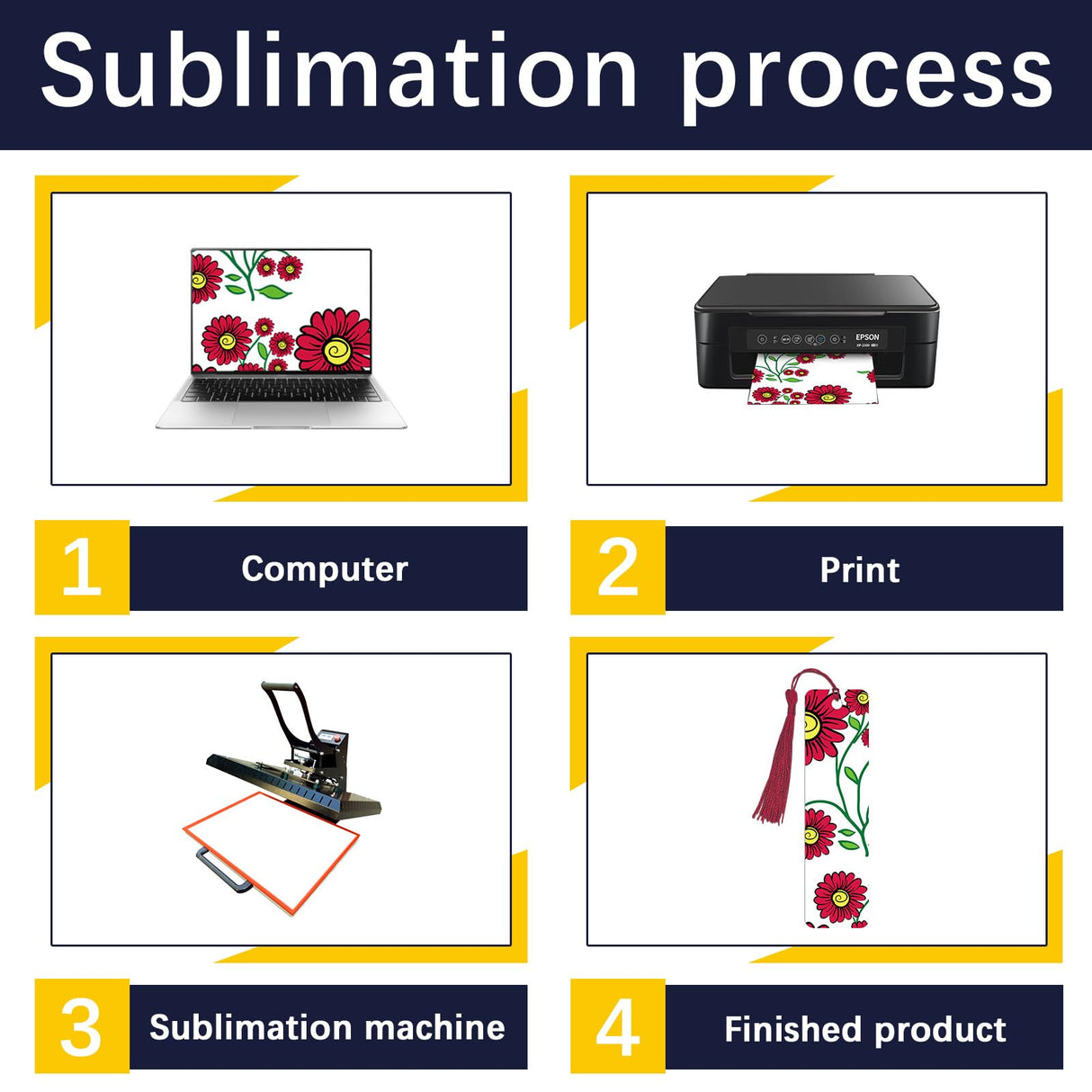 45 Pcs Sublimation Bookmarks，Sublimation Bookmark Blank Aluminum Metal Bookmarks Bulk DIY Bookmarks with Hole and Colorful Tassels for Crafts Reading School Office Supplies LIZOIDZSM