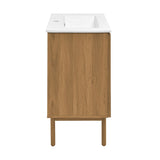 Swiss Madison Classe 24" Bathroom Vanity in Oak Bath Sink Cabinet Sink Included Swiss Madison