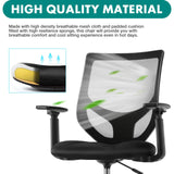 B0B744NKYL– Tall Drafting Chair - Tall Standing Office Desk Chair with Adjustable Foot Ring, Chair with Ergonomic Lumbar Support, Adjustable Height, Breathable Mesh Color: DarkBlack OLIXIS