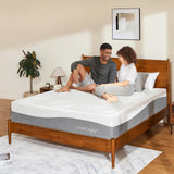 Sweetnight King Mattress, 10 Inch Plush Foam Mattress, Cooling Gel Memory Foam Mattress for Comfy Sleep and Moisture Wicking Sweetnight