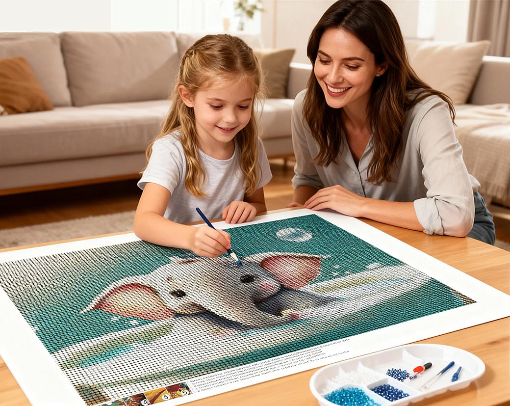 NIHO-JIUMA 5D Diamond Painting Kits, DIY Full Drill Diamond Art Gift for Adult/Teen, Home Decoration (002H, 30X40 CM/12X16 in) NIHO-JIUMA