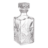 Bormioli Rocco Selecta Collection Whiskey Decanter – Sophisticated 33.75oz Diamond Decanter With Starburst Detailing – For Whiskey, Bourbon, Scotch & Liquor Bormioli Rocco