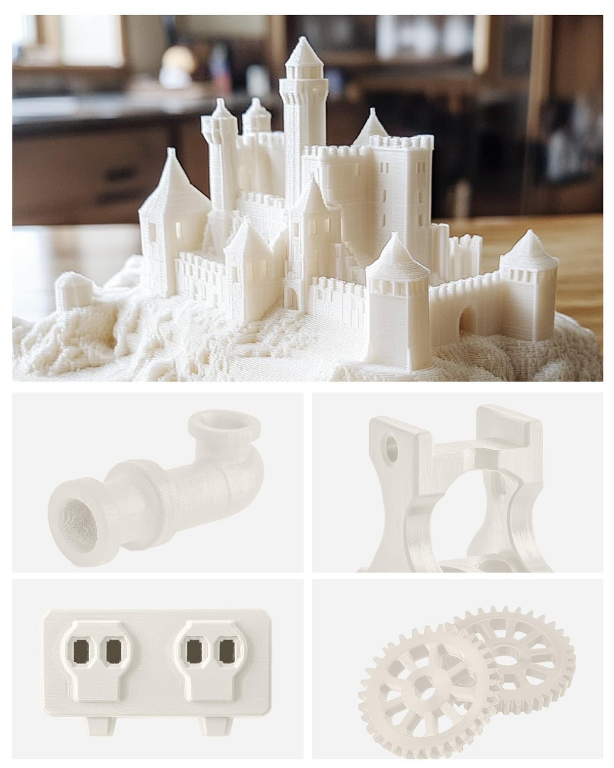 Inslogic ABS FR V0 Filament 1.75mm, Flame Retardant 3D Printer Filament, V0 Grade, Low Warping, Impact Resistant, 1kg Spool (2.2 lbs), Dimensional Accuracy ±0.03mm (Natural) Inslogic