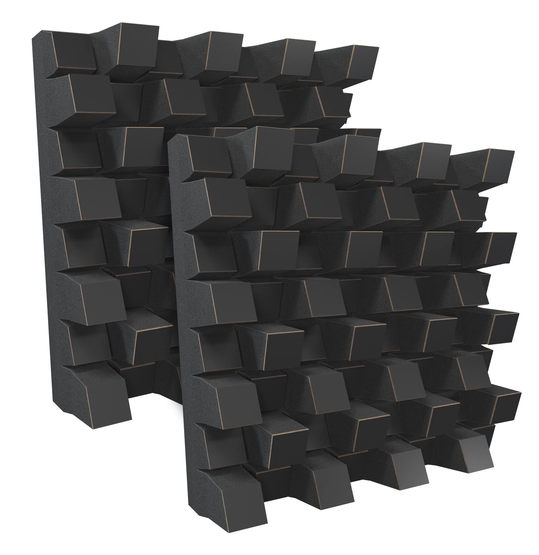 (2 Pack) — Sound Acoustic Studio Diffuser «Sirius» | 2D QRD | Diffusion ...