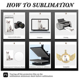 Junkin 24 Pcs Sublimation Rhinestone Trays Pendant Set, Including 6 Double Sided Blank Rhinestone Bezel Trays, 6 Pcs Thick Chains with 12 Sublimation Discs for Making (Sliver and Gold) Junkin