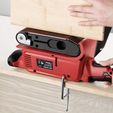 Eastvolt 7 Amp Belt Sander 200-360RPM with 6 Variable Speed, 3 x 18 Inch Belt Sander with 20 Pcs Sanding Belts, Screw Clamps, Dust Bag Eastvolt