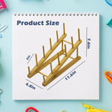 AAiphuwew 2pcs Bookshelf for Kids Rooms, Wooden Children Book Rack Storage Mini Desktop Bookshelf, Toddler Book Display Shelves for Bedroom, Classroom, Nursery AAiphuwew