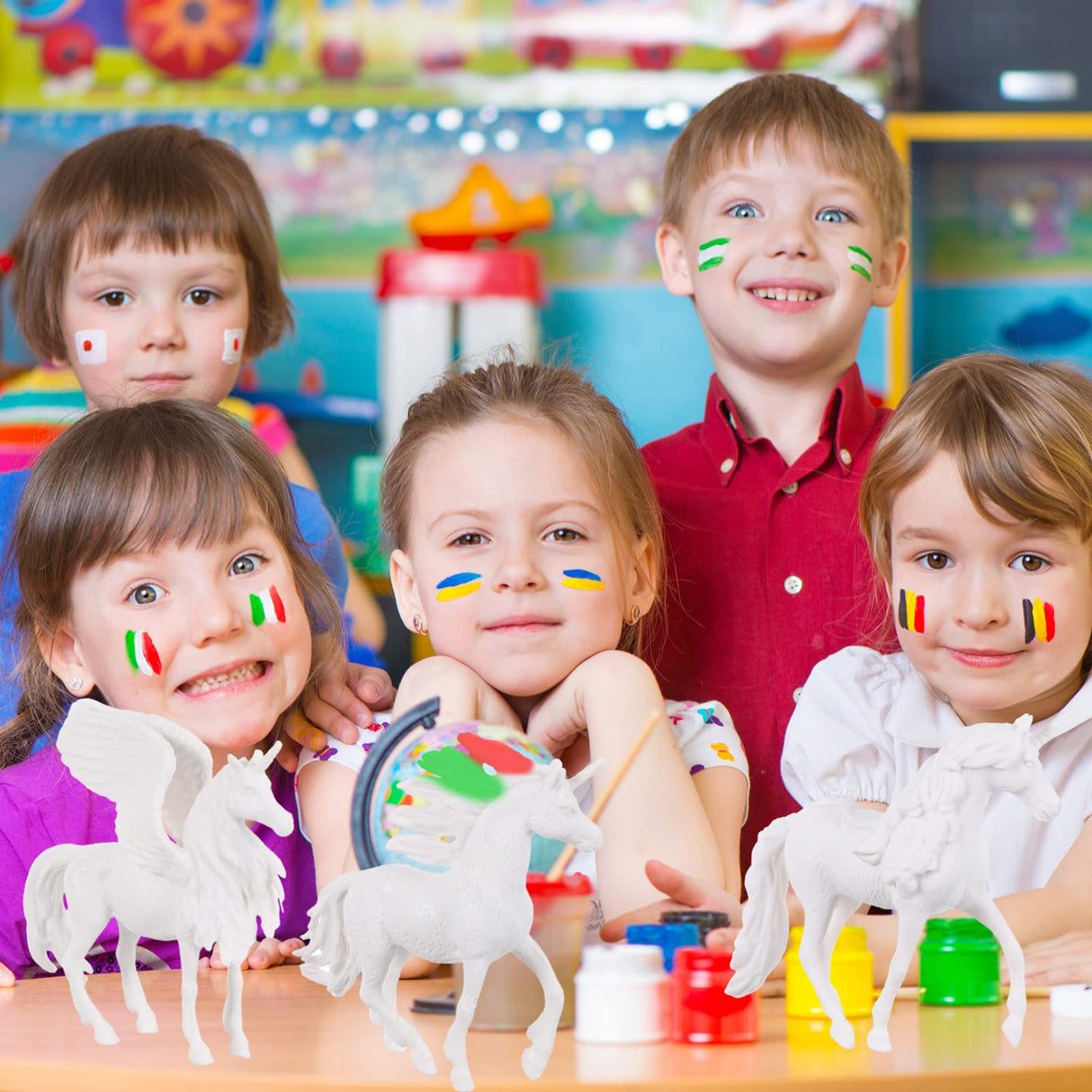 Toddmomy Paint Your Unicorn DIY Painting Kit - Decorate and Draw 3D Toys for Kids - Art and Craft Set Toddmomy