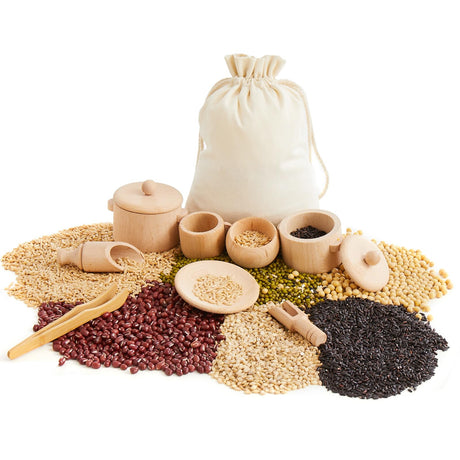 Beright Sensory Bin Toys, Montessori Toys for Toddlers, Sensory Bin Tools with Storage Bag for Transfer Work and Fine Motor Skills Development, Perfect Matched Sensory Table Beright