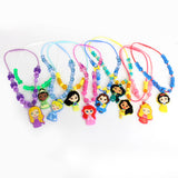 Disney Princess Deluxe Necklace Activity Case – Jewelry Making Kit with Beads, Charms & Strings – Create Custom Princess Necklaces – Craft Gift for Girls Ages 3+ – Portable Storage Case Included Tara Toys