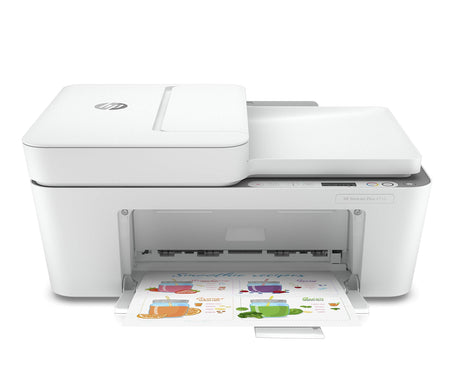 HP DeskJet Plus 4155 Wireless All-in-One Printer - Compact Inkjet Printer with Mobile Printing, Scanner, Copier, Bluetooth, Home Office & WiFi Compatible - 3XV13A (Renewed) HP