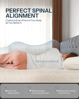 King Size Mattress, 10 Inch Cooling-Gel Memory Foam King Bed Mattress Made in USA, Pressure Relief, Motion Isolation, Breathable Fabric, Mattresses in a Box for Optimal Sleep Quality, CY-10-K Life Balance