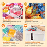 Acudotr Diamond Painting Kits for Adults, 5D DIY Sunflower Diamond Art Kits for Beginners, Full Drill Diamond Painting Kits for Home Wall Decor, 12x12 Inch Acudotr