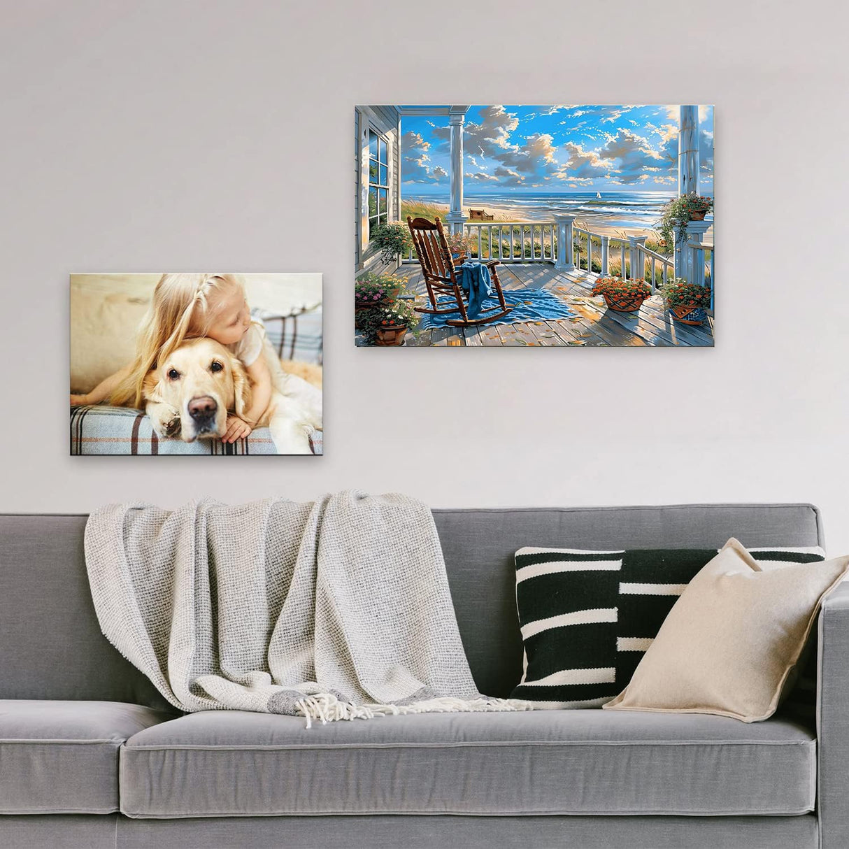 ARPADAMO Landscape Diamond Art Kits for Adults,5D Beach Diamond Painting DIY Animal Diamond Art Diamond Painting Kit for Adult,Round Full Drill Diamonds, Diamond Art Kits for Home Decor-12x16inch ARPADAMO