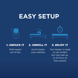 Tempur-Cloud 2-Inch Mattress Topper, Twin Tempur-Pedic