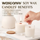 Soy Wax, Waxcanpy Natural Soy Wax for Candle Making, Organic Candle Wax from Farm, No Additives, Harmless and Pure (5lb) Waxcanpy