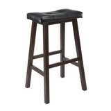 Winsome Mona Stool, 29", Antique Walnut Winsome
