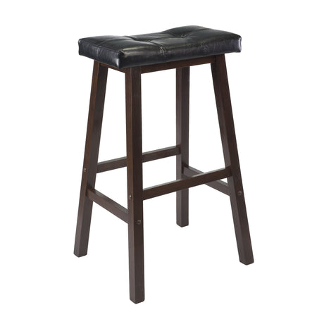 Winsome Mona Stool, 29", Antique Walnut Winsome