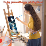 Gueevin 10 Pack Paint by Number DIY for Adults Paint by Numbers Acrylic Painting Kits Canvas, Without Frame, Simple Oil Painting for Spring Summer Gift Wall Decor 12 x 16 inch(Mountain Style) Gueevin