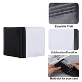 Sublimation Blanks Wallet,PU Leather Wallet for Women Men DIY Gift, Card Holder Wallet WoodArtSupply