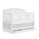 Dream On Me Storybrooke 5 in 1 Convertible Crib with Under Drawer Dream On Me