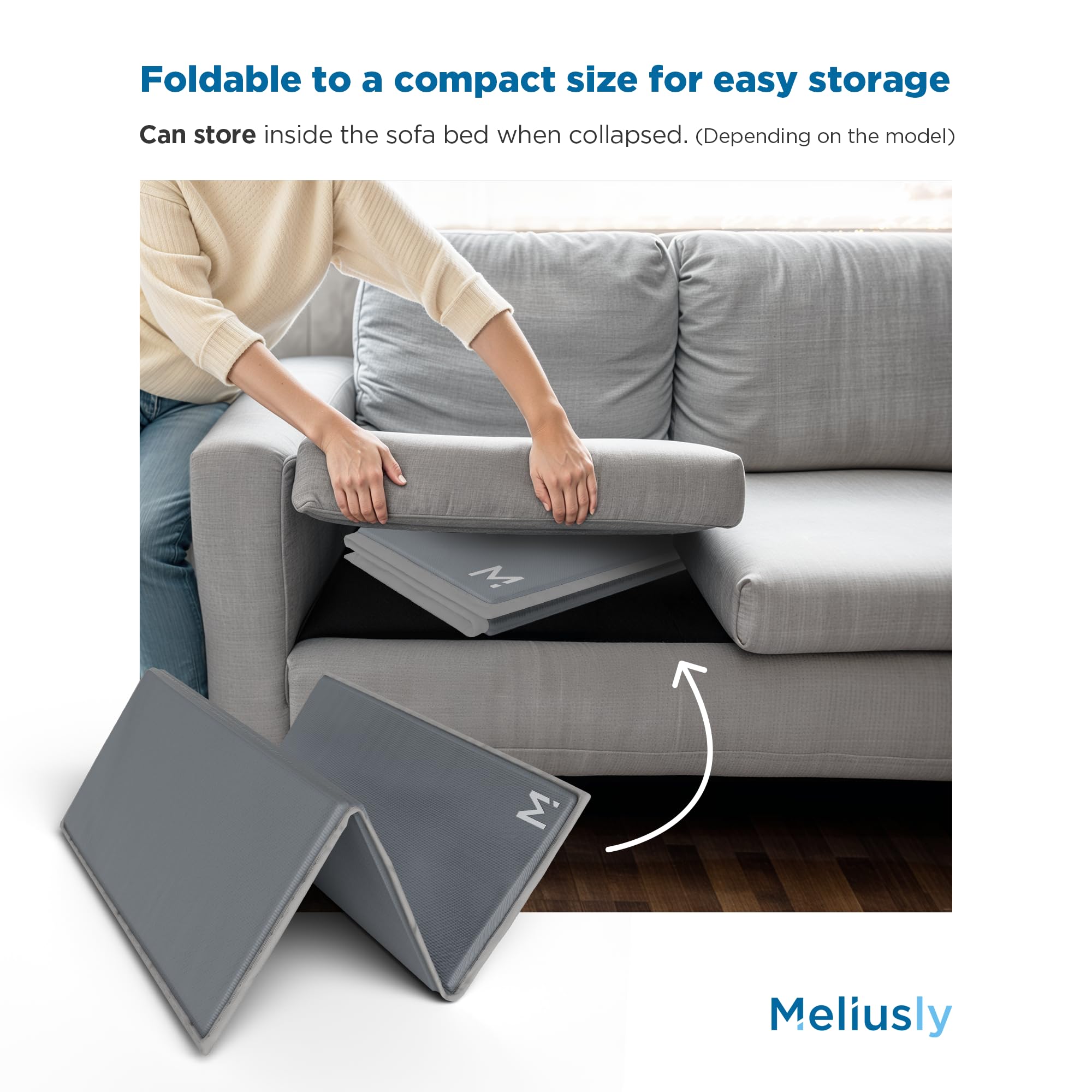 Meliusly Heavy Duty Sleeper Sofa Support Board - Thumbnail 2