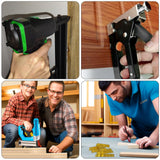 Toicann 23 Gauge Pin Nails (1",13/16",5/8",1/2",3/8") 5000 pcs Headless Pinner Nails for 23 GA Pneumatic or Electric Pinner or Pin Nail Gun, Ideal for Fine Woodworking or Trim Work Toicann