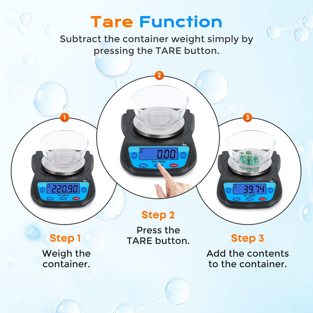 Bonvoisin Digital Lab Scale 600g x 0.01g Precision Electronic Scale LCD Display Analytical Balance Jewelry Scale Scientific Scale 0.01g Accuracy Bonvoisin