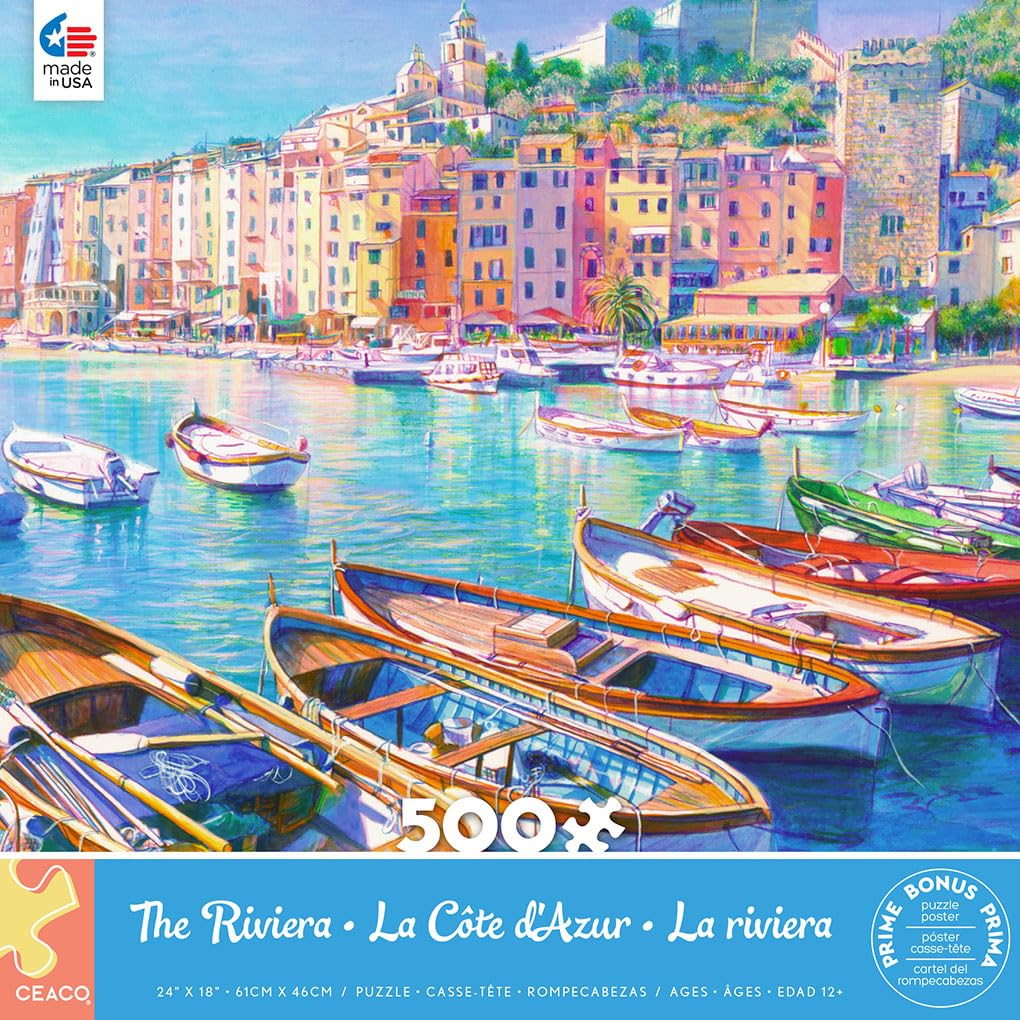 Ceaco - The Riviera - 500 Piece Jigsaw Puzzle Ceaco