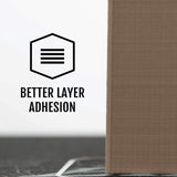 HATCHBOX 3D Printer Filament, Dimensional Accuracy +/- 0.03mm, 3.00 mm, 1 kg Spool, Wood HATCHBOX