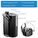 Crpen Airbrush Kit with Compressor 50PSI High Pressure Air Brush Set Non-Clogging Airbrush Gun Cordless Rechargeable Airbrush Kit for Painting,Nail Art,Barber,Makeup,Cake Decor (Black) crpen