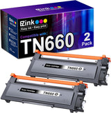 E-Z Ink Compatible Toner Cartridge Replacement for Brother TN660 TN-660 TN 660 TN630 Compatible with HL-L2300D HL-L2380DW HL-L2320D DCP-L2540DW MFC-L2700DW MFC-L2685DW Printer (2 Black) E-Z Ink