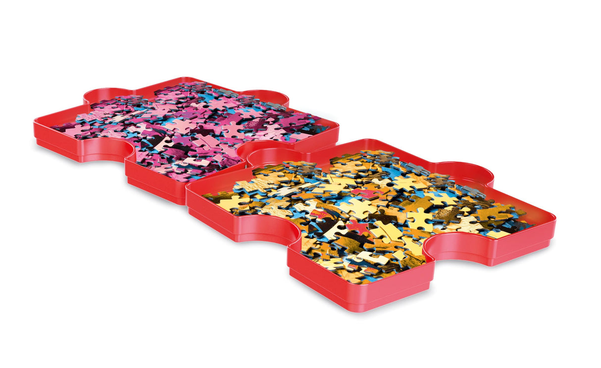Clementoni- Puzzle Sorter: 6 Trays for Easy Jigsaw Puzzle Sorting Up to 1000 Pieces (10+ Months) Clementoni
