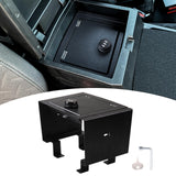 BESTAOO Center Console Gun Safe for Armrest Console Gun Vault Lock Security Storage Organizer Box Compatible with 2024 2025 Toyota Tacoma Car Safety Security Anti-Theft 3-Digit Locking Device Black BESTAOO
