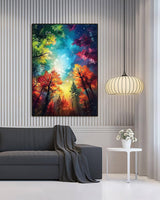 Autumn Landscape Diamond Art Kits for Adults, Crafts 5D Diamond Painting Dot Kit for Adult Beginners, Nature Tree DIY Round Dots Full Drill Diamonds Paintings Arts for Home Wall Decor Gifts 12X16 Inch Luckyrichrui