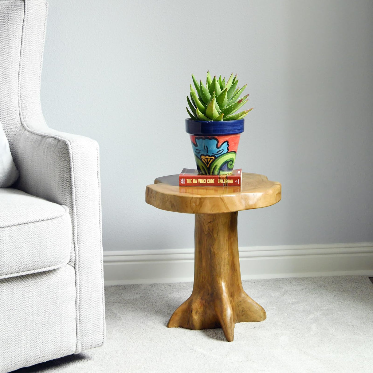 WELLAND Teak Mushroom Stool WELLAND