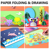 100 Sheets Arts Craft Paper for Drawing 12” x 17” White Construction Paper for Coloring, Creating, School Art Project Supplies, Standard Weight Shinok