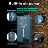 AENBUSLM 80W Laser Module Built-in Air Assist,10W Output Power,Fixed-Focus,Double Ultra-Fine Compressed Spot CNC Carving DIY Laser Masterfor Laser Cutter & Laser Engraver Machine - Laser Class:lV AENBUSLM