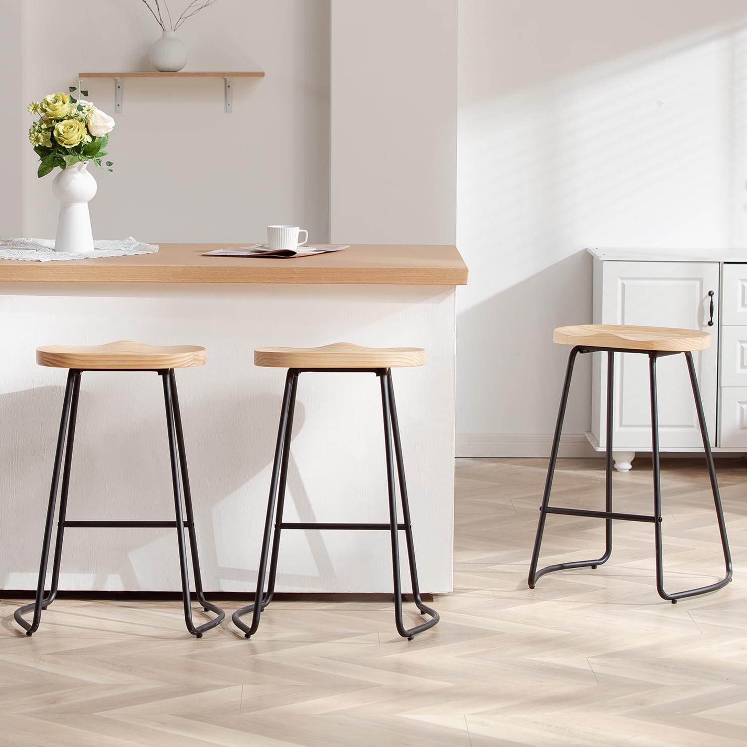 Wooden bar stools b&q sale