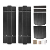 Yorkmills Sconces Wall Decor Set of 2, Wall Candle Holder Rustic Home Decor, Farmhouse Wall Art Floating Candle Sconces Shelf Black Wall Decorations for Living Room, Dining Room, Bedroom, Bathroom Yorkmills