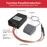 8000W Spot Welder,Handheld Spot Welder,Portable Spot Welder Machine DIY Kit,High Power Handheld Spot Welding Machine,with nickel strip and spot welding pen,for 18650 Battery Pack Welding Tools Docreate