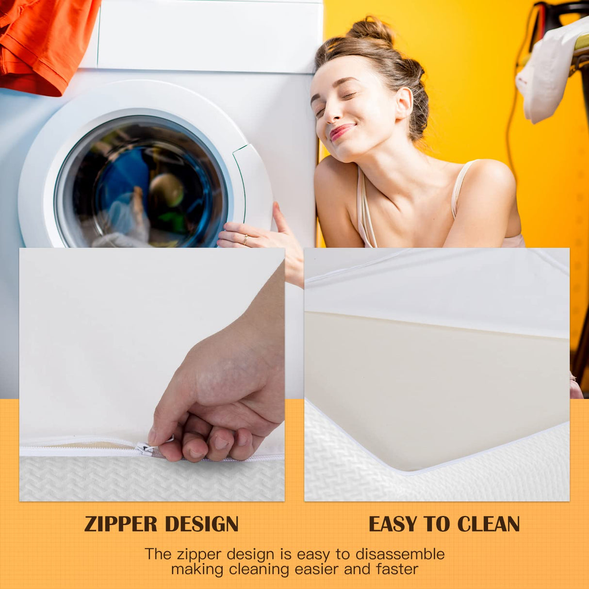 PayLessHere 8 inch Memory Foam Mattress Cooling Gel Green Tea Infused Mattress,CertiPUR-US Certified,Breathable Bed Mattress for Cooler Sleep Supportive & Pressure Relief,White King PayLessHere