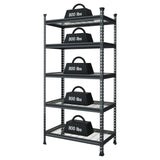 WORKPRO 5-Tier Metal Garage Shelving Unit, 36”W x 18”D x 72”H Storage Shelves, Adjustable Storage Rack Heavy Duty Shelf, 4000 lbs Load Capacity (Total), for Garage, Kitchen, Bathroom, Warehouse WORKPRO