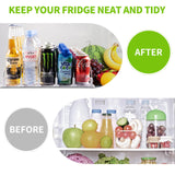 Drink Organizer for Fridge, Soda Can Dispenser for Refrigerator, Automatic Drink Dispenser for Fridge Holds up to 25 Cans, 5 Row Coanto