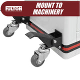 Workbench Caster kit 4 Heavy Duty Retractable Casters with Urethane Wheels Designed to Lift & Lower Workbenches Machinery & Tables 840 lb Total Weight Capacity Peachtree Woodworking Supply