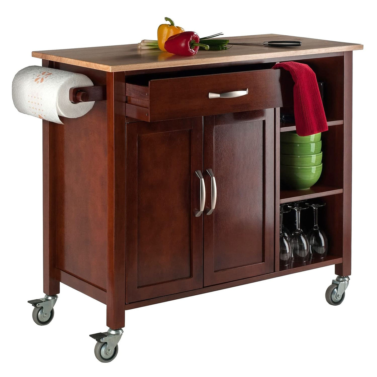 Winsome Mabel Kitchen Cart (94843) Winsome