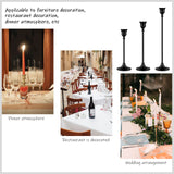 Candlestick Holders,Taper Candle Holder for Candlesticks Black Candelabra Candle Holders Vintage Candle Stick Candle Holder for Fireplace Party Dining Home BEZURA