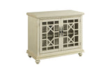 Martin Svensson Home Small Spaces 2-Door Accent Cabinet - TV Stand, 38" W x 32" H, Antique White Martin Svensson Home