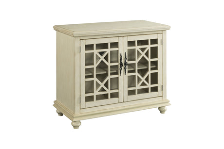 Martin Svensson Home Small Spaces 2-Door Accent Cabinet - TV Stand, 38" W x 32" H, Antique White Martin Svensson Home