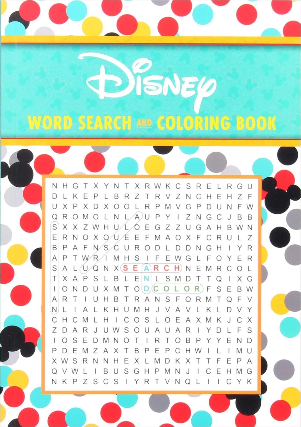 Disney Word Search and Coloring Book (Coloring Book & Word Search) Thunder Bay Press